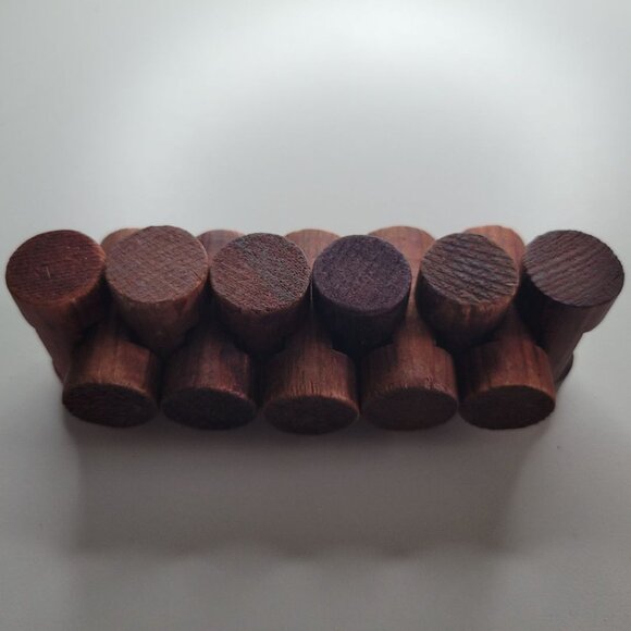 Lincoln Logs 1 Notch 1.5 Inch Lot of 30 Replacement Short Building STEM Crafting - Picture 6 of 6
